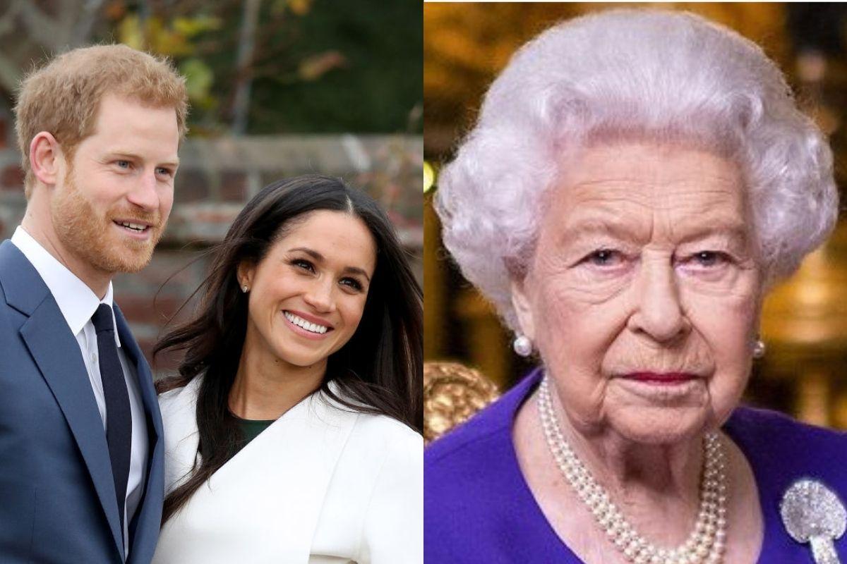 Rainha Elizabeth II encontrou Harry e Meghan
