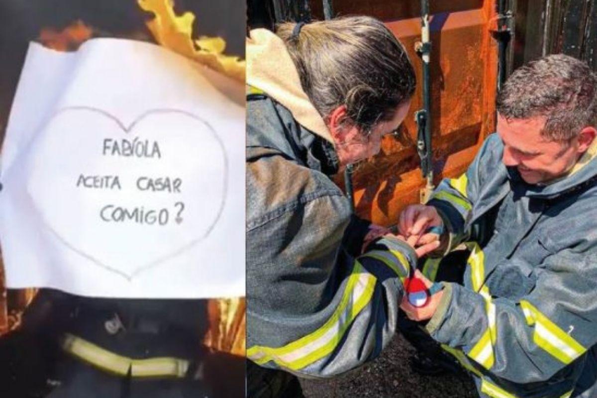 Fabíola disse sim para o pedido de casamento