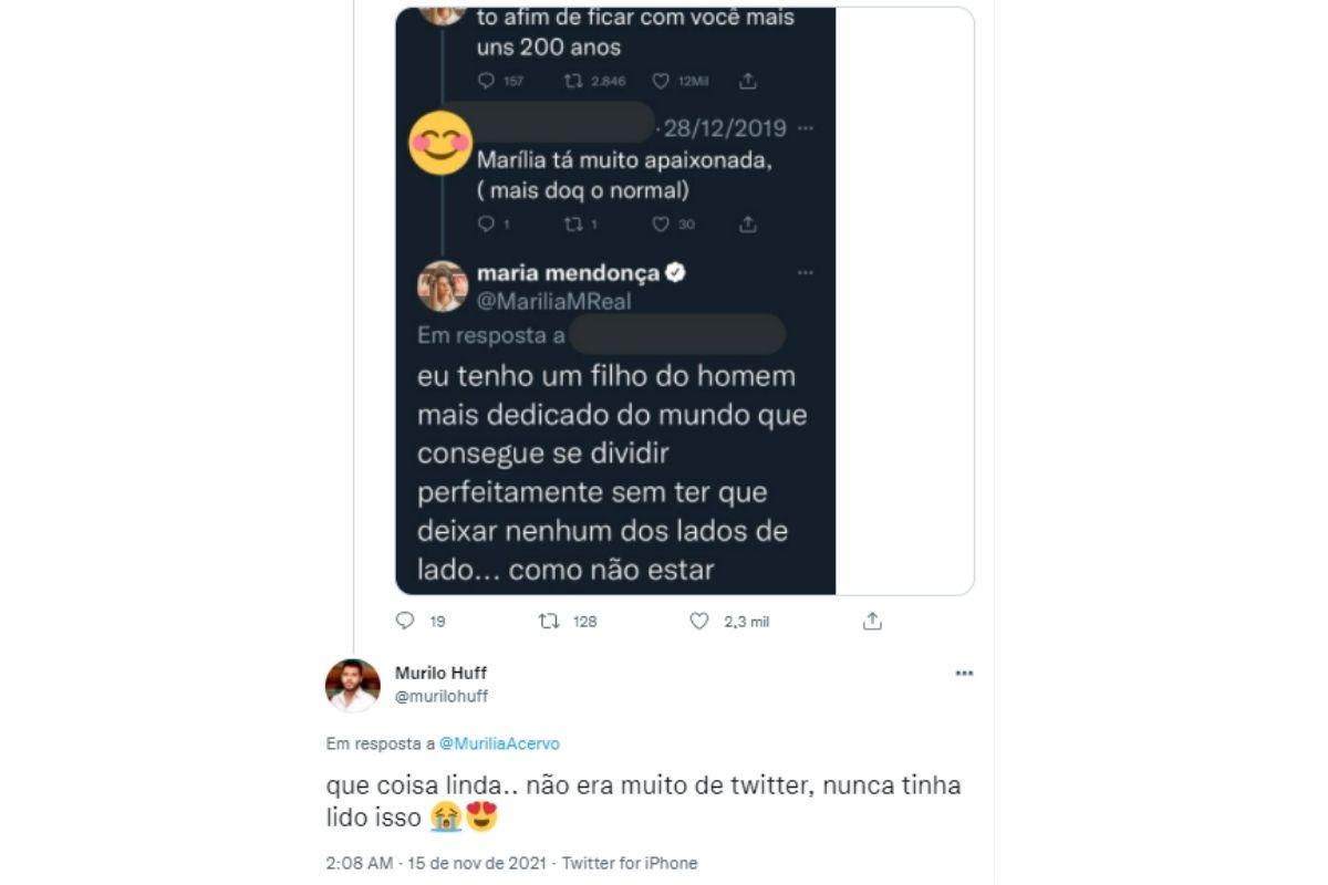 Murilo Huff encontra homenagem antiga que Marília Mendonça fez para ele falando do filho