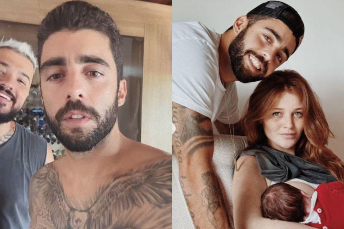 Pedro Scooby faz tatuagem para filha