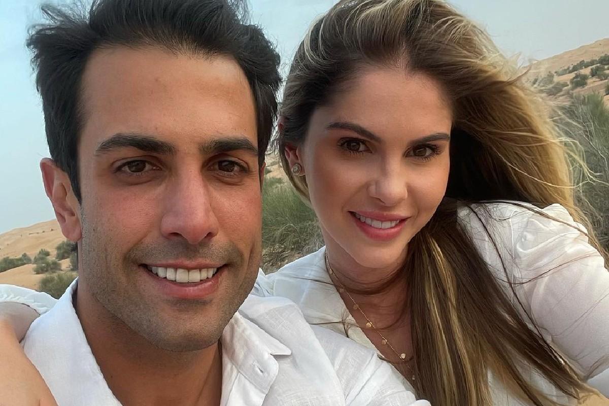 Barbara Evans e Gustavo Theodoro são pais de Ayla