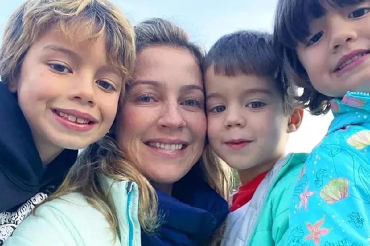 Luana Piovani e filhos