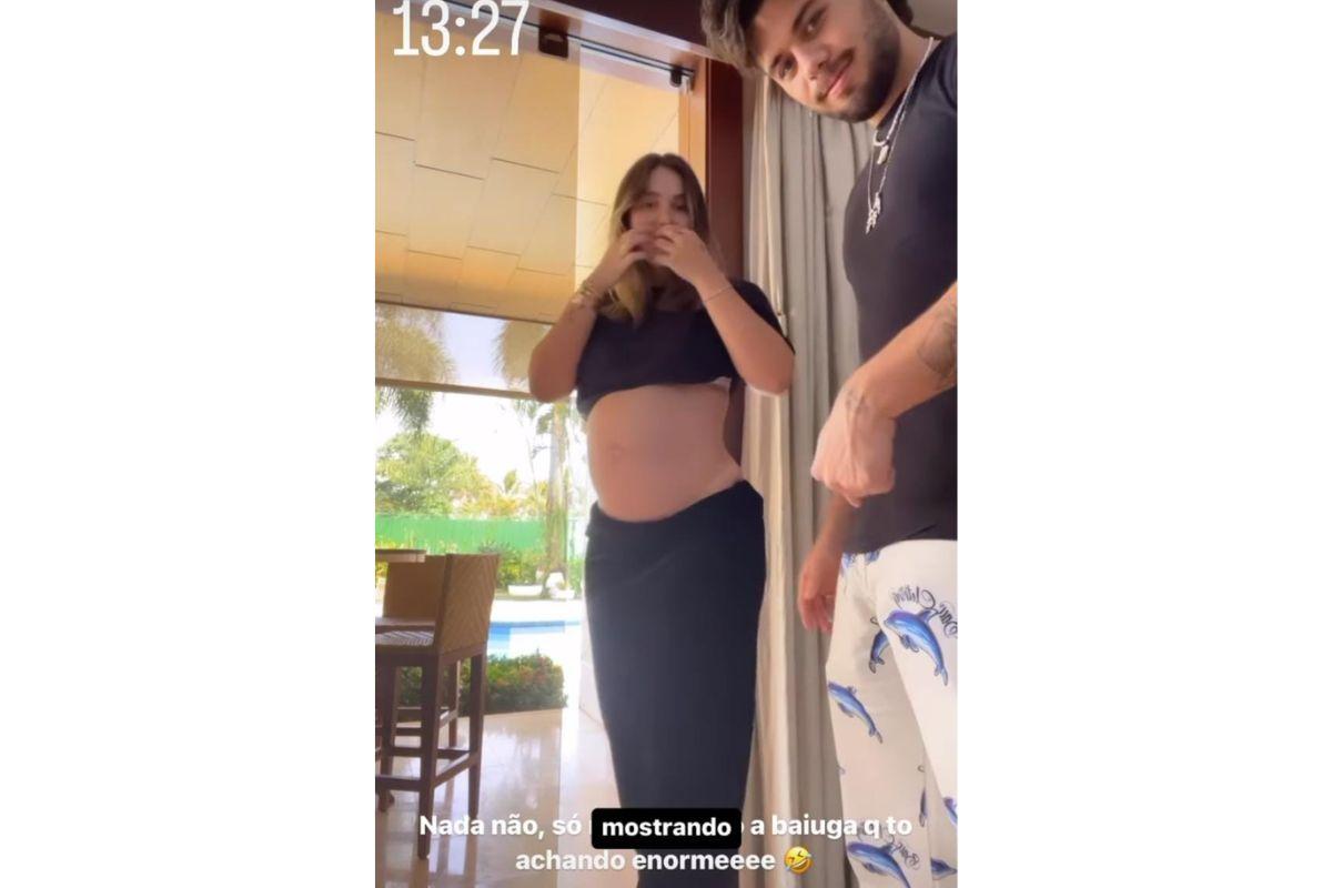 Virginia apareceu ao lado de Zé Felipe nos Stories
