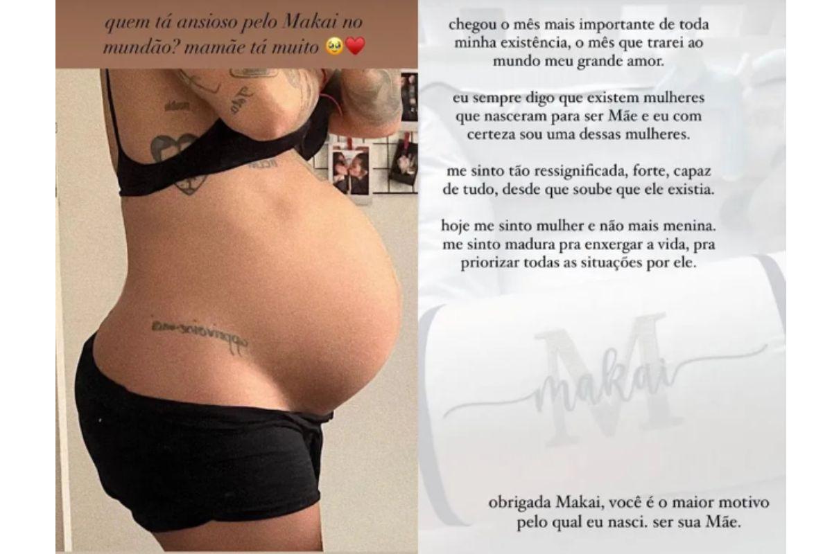 Petra Matar reflete sobre último mês da gravidez
