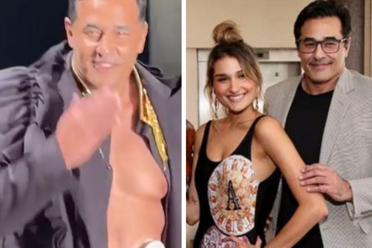 Luciano recebeu elogios de Sasha e João Figueiredo na passarela