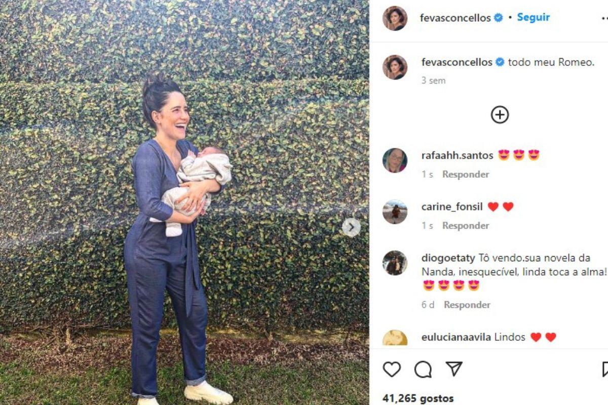 Fernanda Vasconselhos faz desabafos sobre maternidade (Foto:Reprodução/Instagram/ @cassioreis)