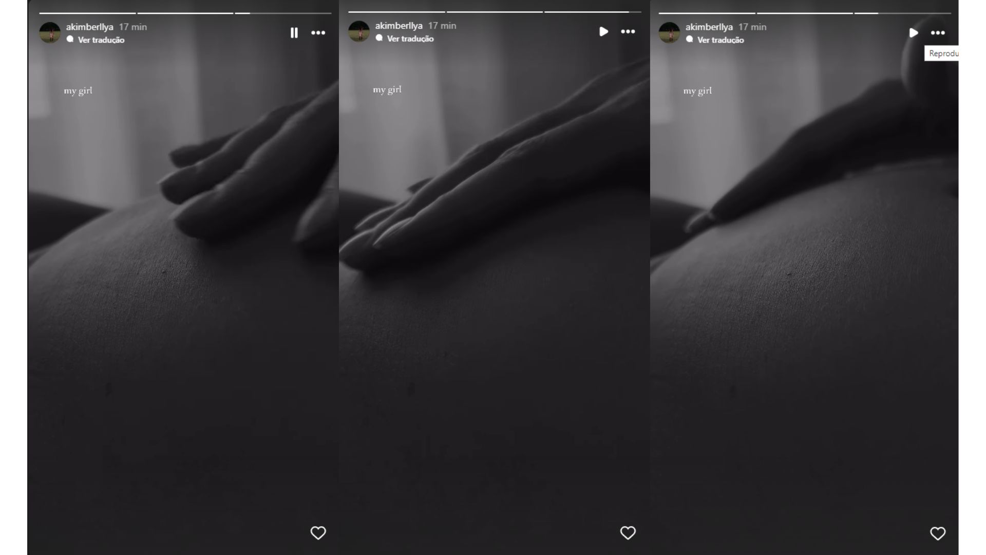 Modelo que estaria grávida de Neymar mostra barriga