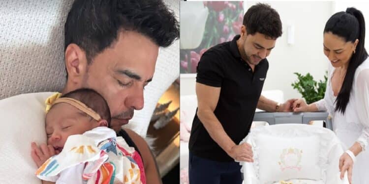 Zezé di Camargo com a filha Clara / Foto: (Reprodução/Instagram)