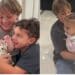 Carol Dantas posta foto de Mavie, Helena e Davi Lucca juntos pela primeira vez