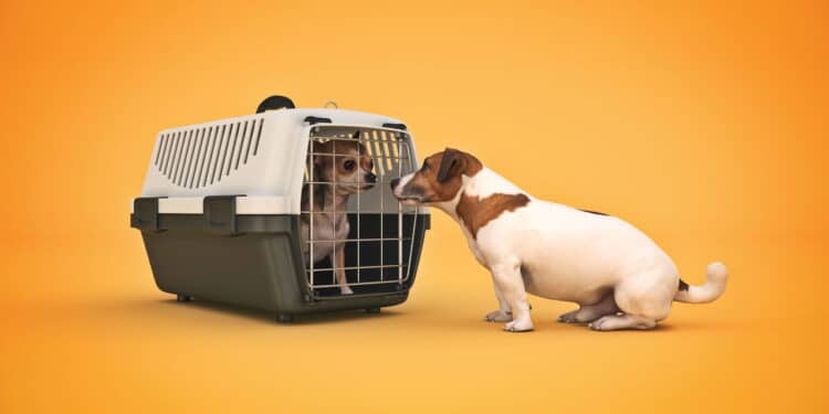 Transporte de pet no avião (Créditos: depositphotos.com / lchumpitaz)