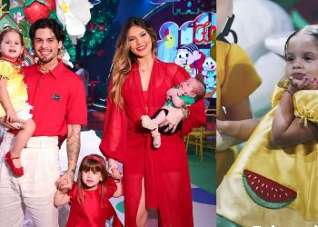 Virginia divulga fotos do aniversário de 2 anos de sua filha, Maria Flor