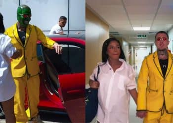 MC Daniel e Lorena Maria chegam na maternidade para o nascimento do 1° filho