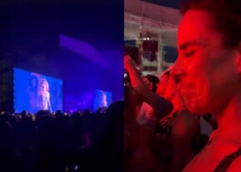 Wanessa Camargo disfarça em show de Shakira ao ser perguntada se está solteira
