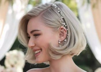 Cabelos curtos, noivas estilosas! Os melhores penteados para o casamento!