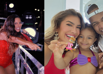 Ivete Sangalo agradece a Liz, filha de Léo Santana e Lore Improta, pelo sucesso de hit no Carnaval