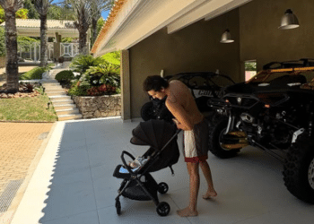 Luan Santana compartilha momento fofo com a filha e brinca sobre o bloquinho unidos da Serena