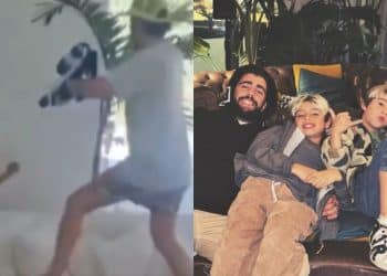 CEO de empresa famosa corre atrás de filho de Luana Piovani com lança-chamas e gera indignação