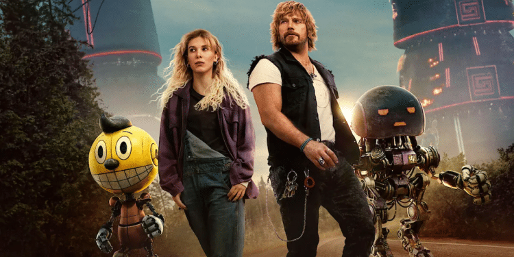 Millie Bobby Brown e Chris Pratt encabeçam o elenco do filme da Netflix (Foto: Divulgação Netflix)