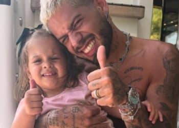 Zé Felipe sugere mudança no visual de Maria Flor e recebe invertida