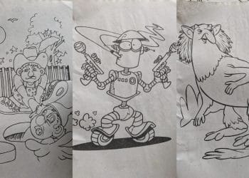 Livro de colorir vira motivo de alerta após mãe encontrar desenhos “realmente assustadores” para crianças