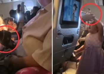 Criança ataca passageira com garfo e causa confusão durante voo internacional