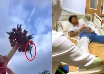 Menino é arremessado de brinquedo em parque de diversões; veja vídeo