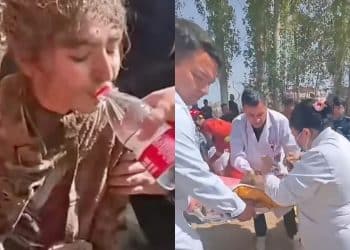 Criança de 2 anos é salva por policial após cair em poço estreito de 40 metros