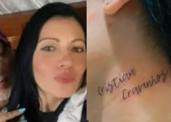 Namorada de Cristian Cravinhos faz tatuagem em homenagem a ele: “Tenho orgulho”