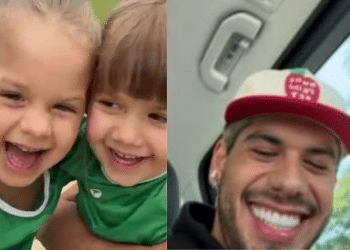 “Zé Felipe se emociona ao conversar com as filhas em videochamada”