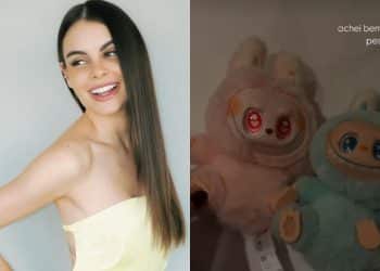 Amanda Kimberlly joga fora boneco Labubu, que é febre entre as famosas, após sentir ‘energia ruim’