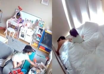 Menina de 2 anos salva pai desacordado em crise de saúde e viraliza nas redes sociais; veja o vídeo