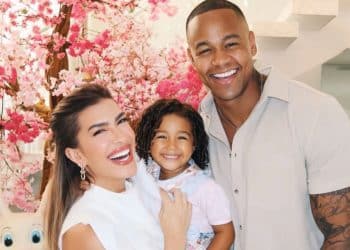 Depois de pedir uma irmã em brincadeira, filha de Lore Improta comemora: “Você está grávida”