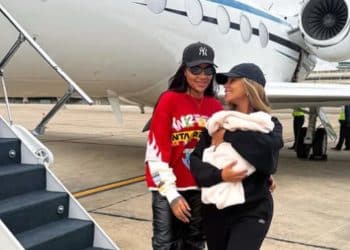 Ludmilla e Brunna Gonçalves chegam com a filha Zuri no Brasil; confira as primeiras fotos