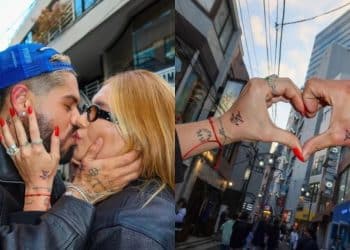 Virginia e Zé Felipe fizeram tatuagem de casal dias antes do fim do casamento