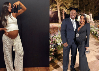 Grávida, Carol Peixinho é surpreendida com chá de bebê organizado pela família e amigos