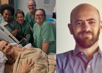 Esposa de Tiba Camargos, influencer que sofreu grave acidente, dá à luz sexta filha