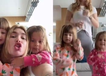 Virginia aparece dançando música de Zé Felipe a pedido das filhas; assista