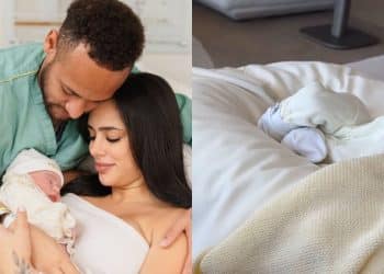 Após passar por cesárea de emergência, Bruna Biancardi conta que já está com Mel em casa