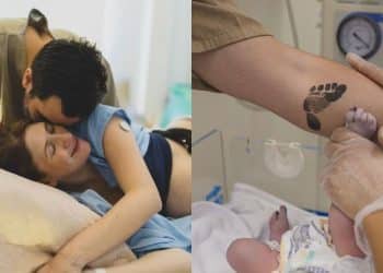 Nasceu! Dani Calabresa celebra a chegada do seu primeiro filho