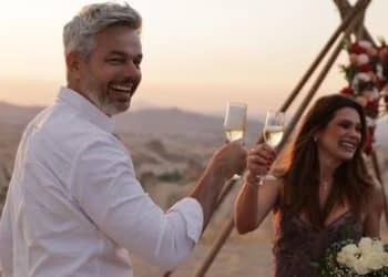 Flávia Alessandra e Otaviano Costa se casam pela sexta vez durante viagem para a Turquia