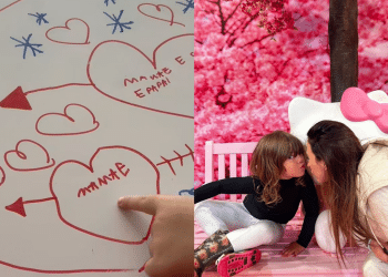 Tatá Werneck mostra filha de 5 anos escrevendo sozinha; veja vídeo