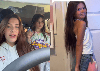 Influenciadora leva filha de 7 anos para fazer bronzeamento artificial e recebe críticas nas redes