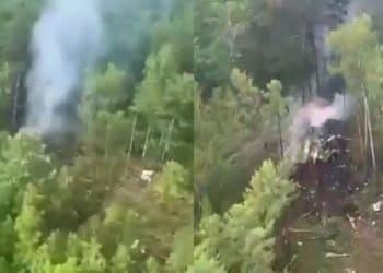 Avião com 49 pessoas cai em região florestal da Rússia e não deixa sobreviventes