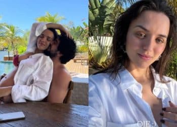 Rafa Kalimann exibe novas fotos da barriga de grávida em viagem romântica com Nattan