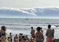 Praia em Portugal é atingida por ‘Tsunami de nuvem’ e assusta banhistas; veja vídeo