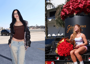 Namorada de Felipe Amorim se pronuncia após cantor enviar caminhão de rosas para Virginia