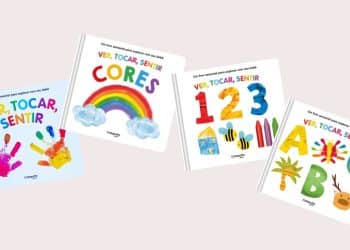Livros da coleção “Ver, Tocar, Sentir” incentivam habilidades motoras e cognitivas dos bebês