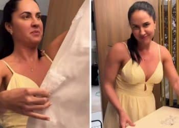 Graciele Lacerda mostra detalhes do batizado de Clara, sua filha com Zezé Di Camargo