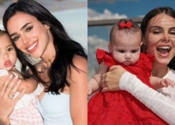 Bruna Biancardi posta foto de Mavie e Helena juntas, mas apaga em seguida e explica motivo