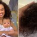 Lucy Ramos se assusta com queda de cabelo após nascimento de sua filha Kyara: “Sei que faz parte”